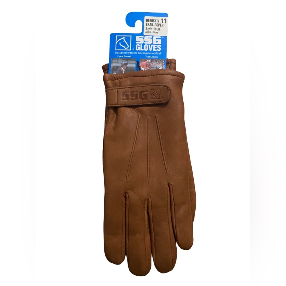 SSG 1850 DEERSKIN LINED TRAIL/ROPER GLOVES SIZE 11